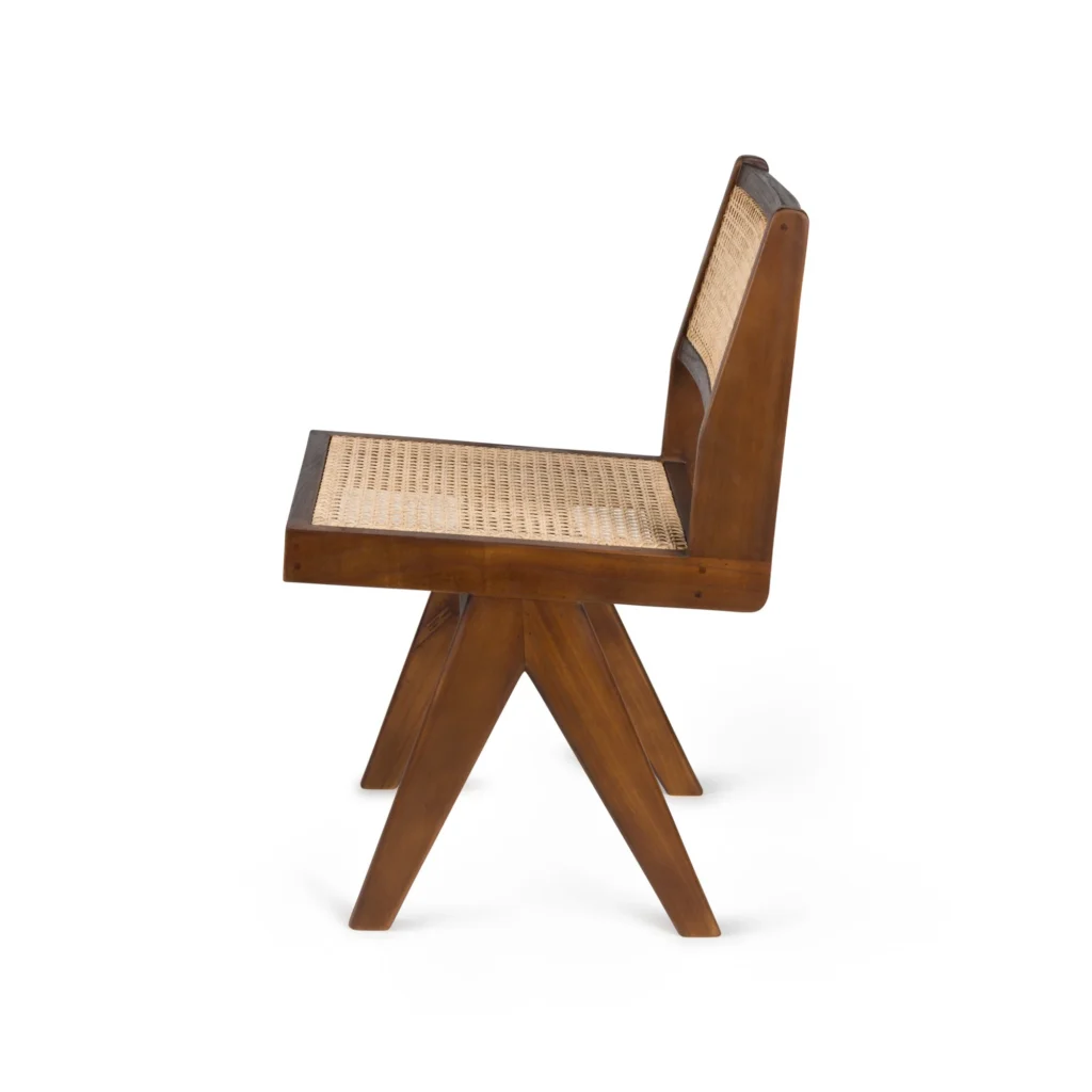 diningchair bruin zijkant