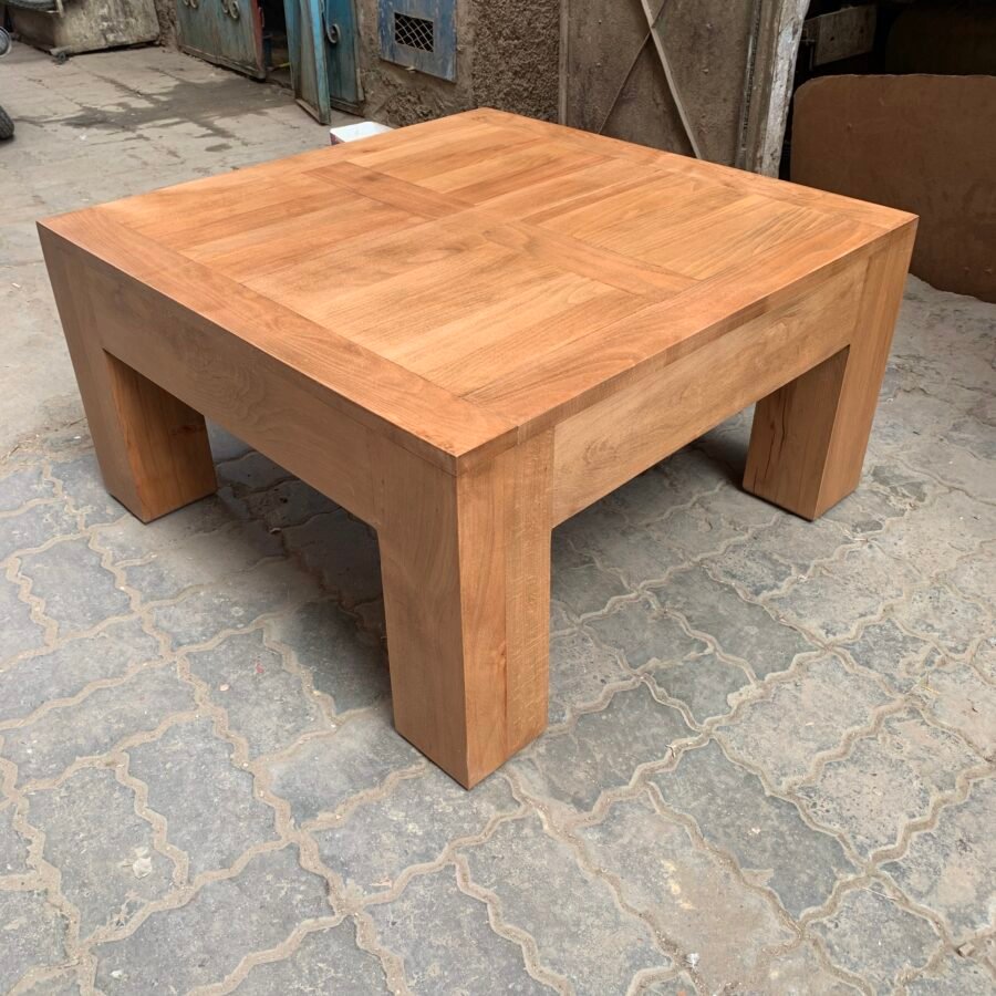 walnut coffee table bass